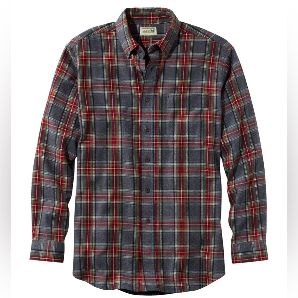 LIKE NEW: LLBean Scotch Plaid Flannel Shirt